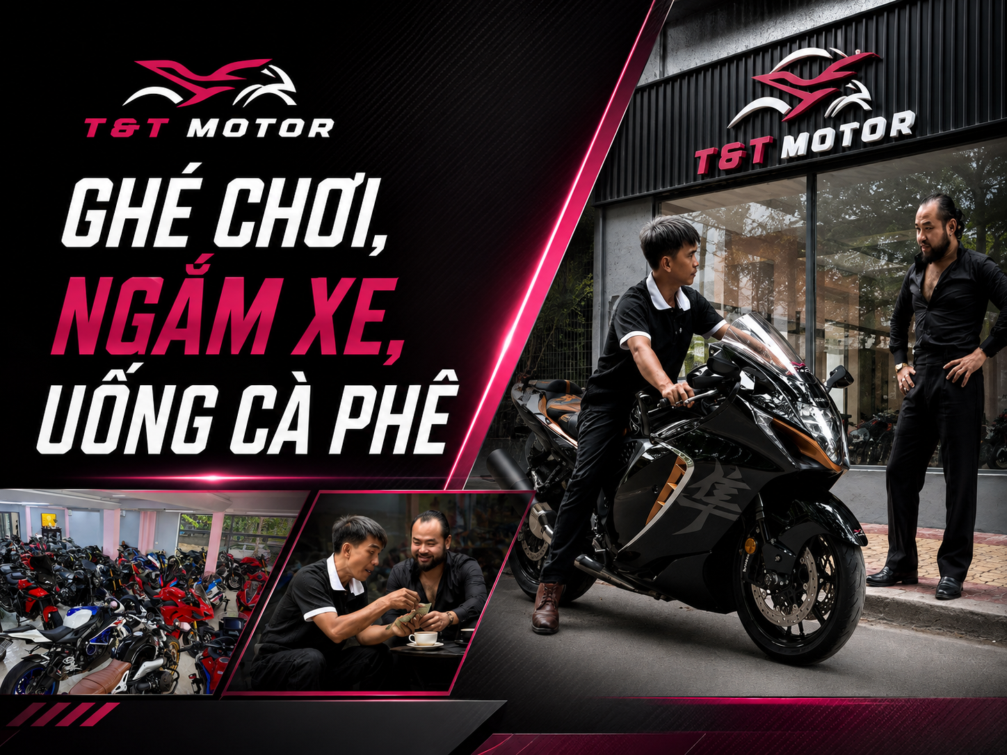 Saigon Moto Lounge tại T&T Motor