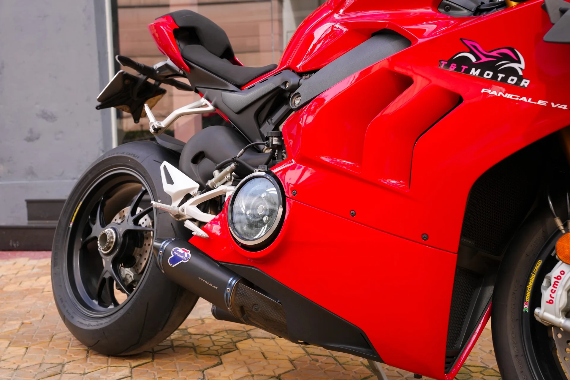 Pô Termignoni Titanium trên Ducati Panigale V4 S