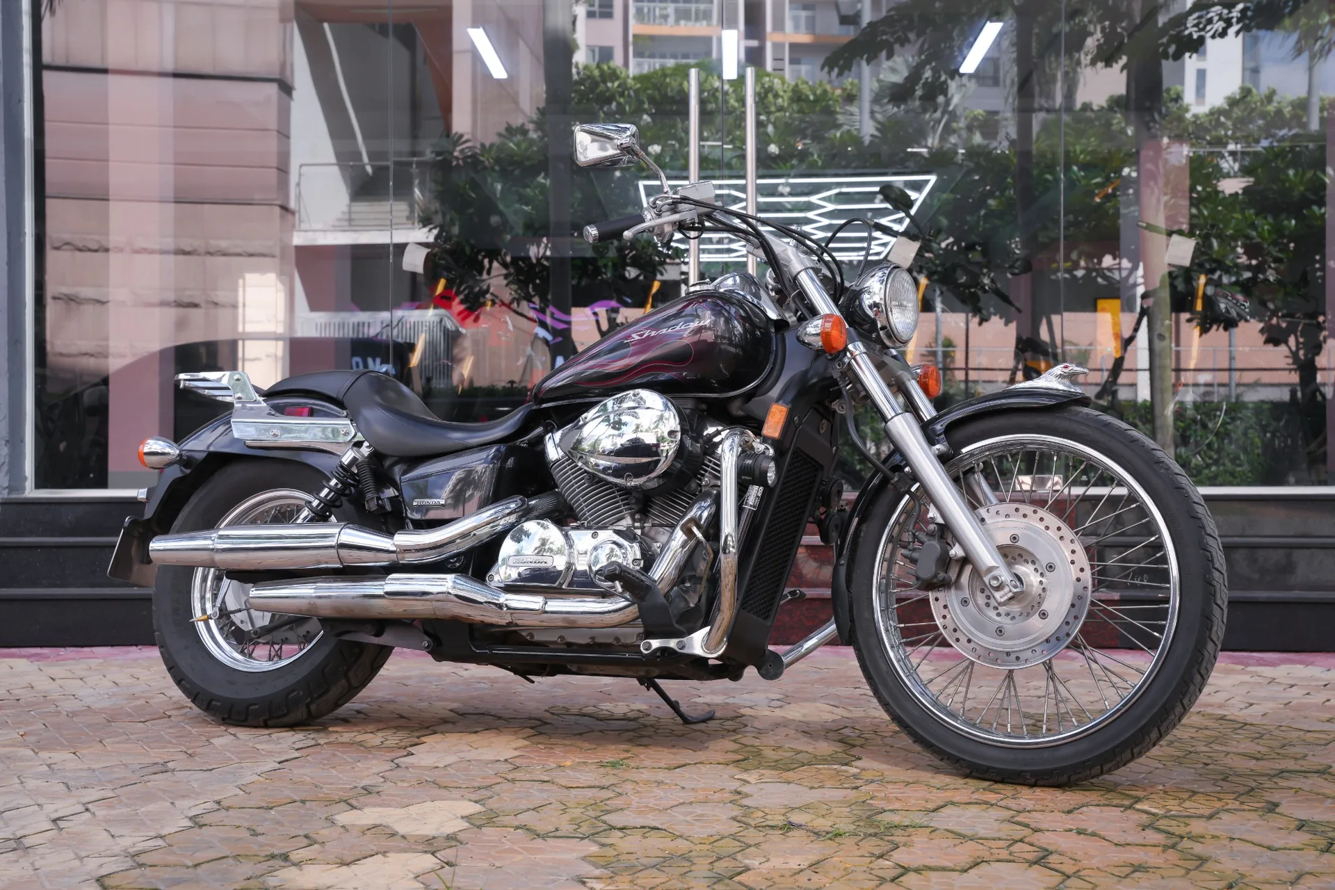 Honda Shadow Spirit 750 2009 góc 3 phần 4 tại T&T Motor