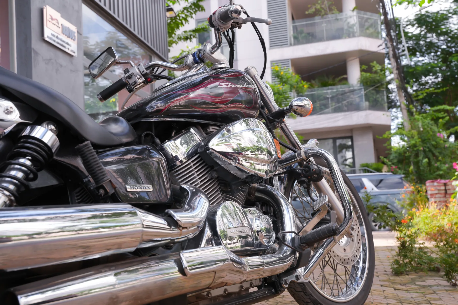 Động cơ V-Twin Honda Shadow Spirit 750 2009